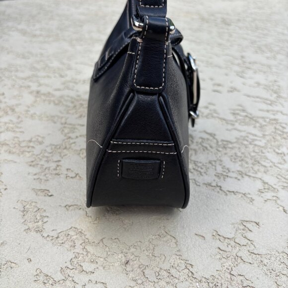 Vintage Y2K Coach Black Leather Soho Shoulder Bag – - Picture 14 of 16